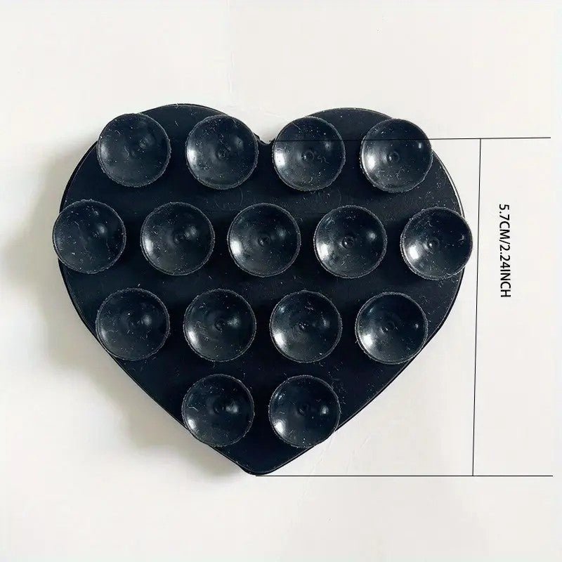 Support Téléphone - HeartPhoneHolder™ - Noir - Media Dodeka