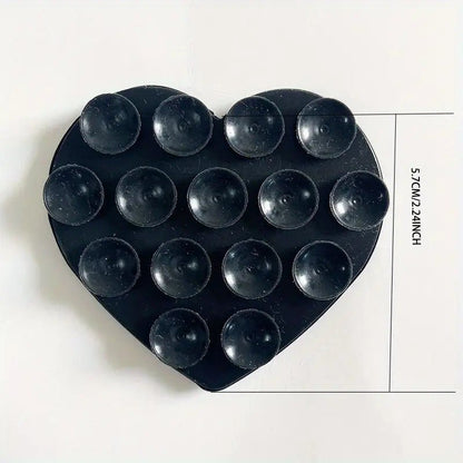 Support Téléphone - HeartPhoneHolder™ - Noir - Media Dodeka