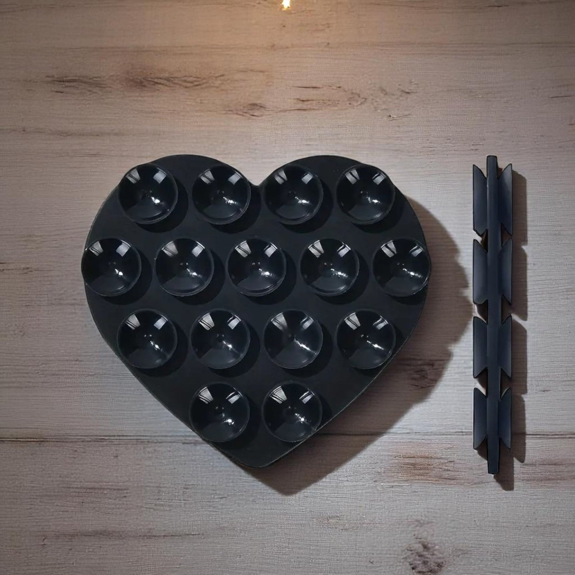 Support Téléphone - HeartPhoneHolder™ - Noir - Media Dodeka